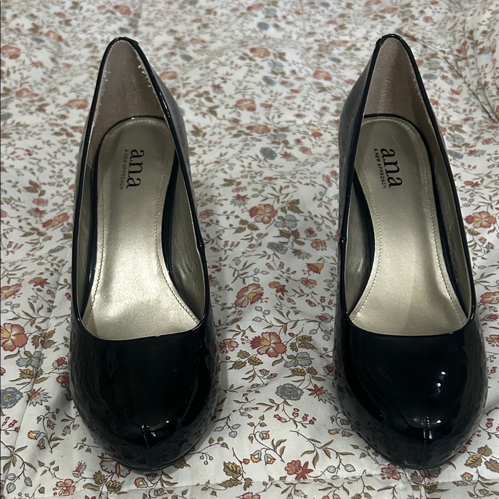 a.n.a Classic Black Heels